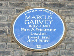 Garvey Plaque at London home