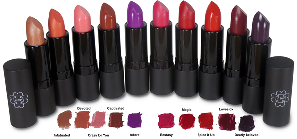 LUV Mineral Lipstick Collage